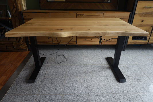 Gestell Schreibtisch+elektrisch höhenverstellbar zusätzlich Platte wählbar aus Sortiment