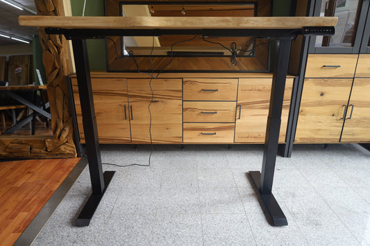 Gestell Schreibtisch+elektrisch höhenverstellbar zusätzlich Platte wählbar aus Sortiment