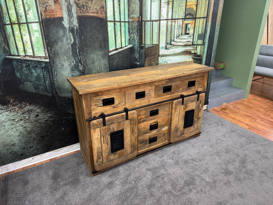 Sideboard Mangoholz Massiv Vollholz